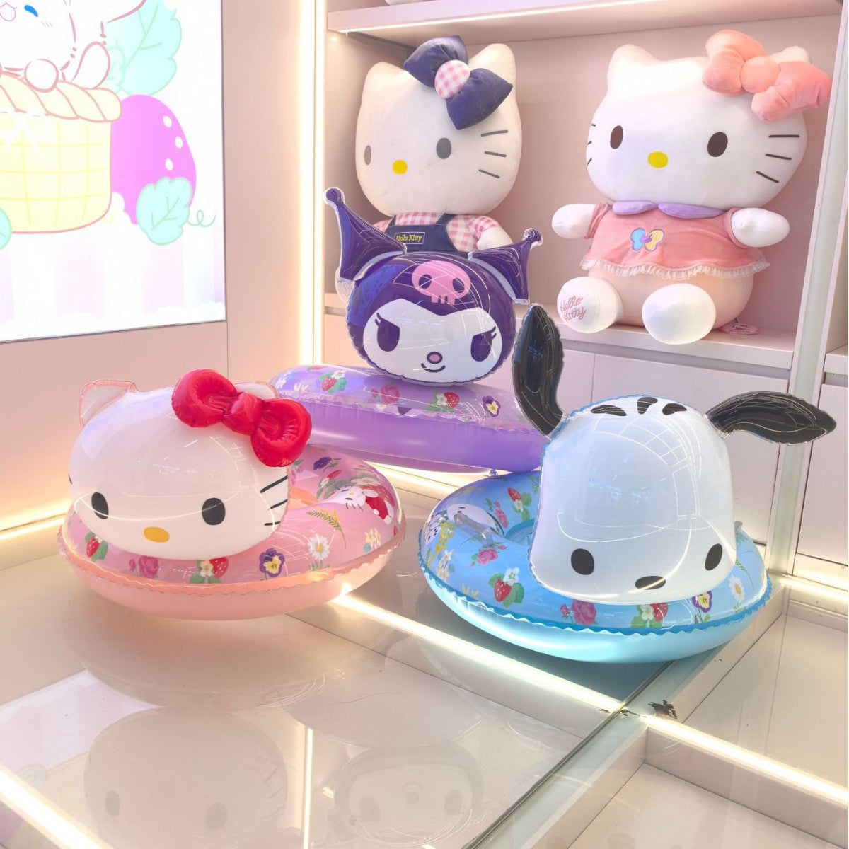 三麗鷗大頭造型泳圈