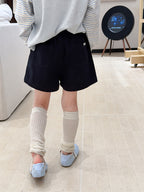 【100-170cm】(9色)水洗棉柔軟基礎韓系簡約休閒短褲