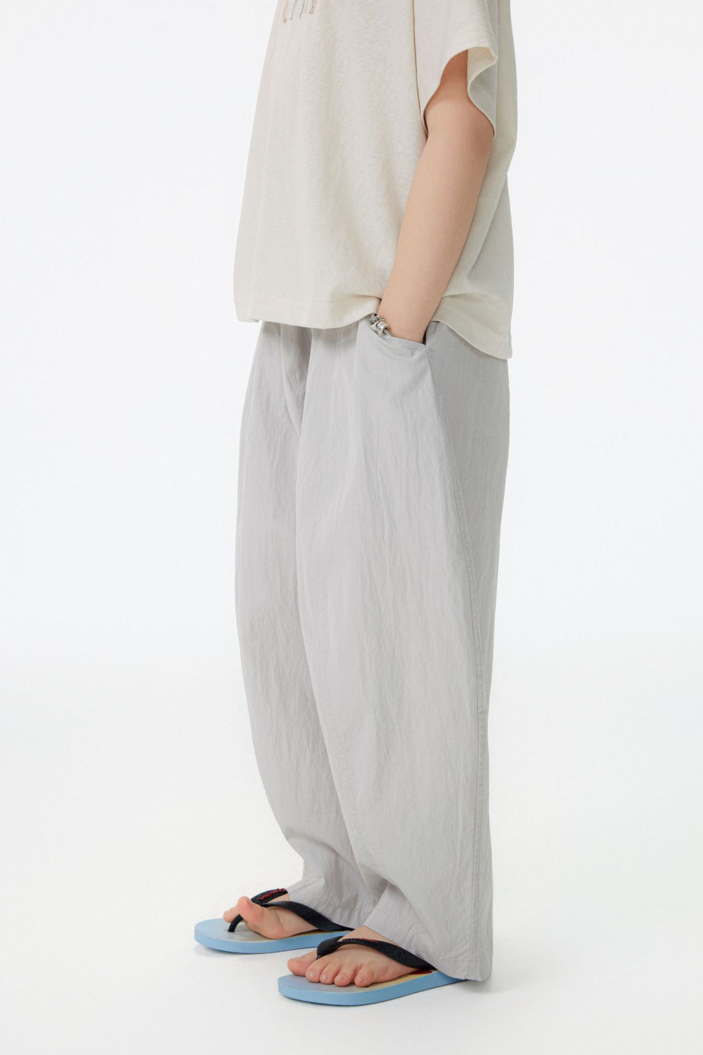 【90-150cm / F】【親子裝】日系拼接蘿蔔褲