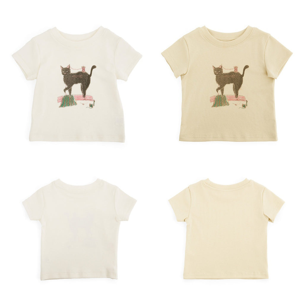 【90-150cm】高彈力修身貓咪打底衣