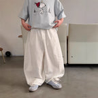 【90-150cm】韓版明線休閒褲