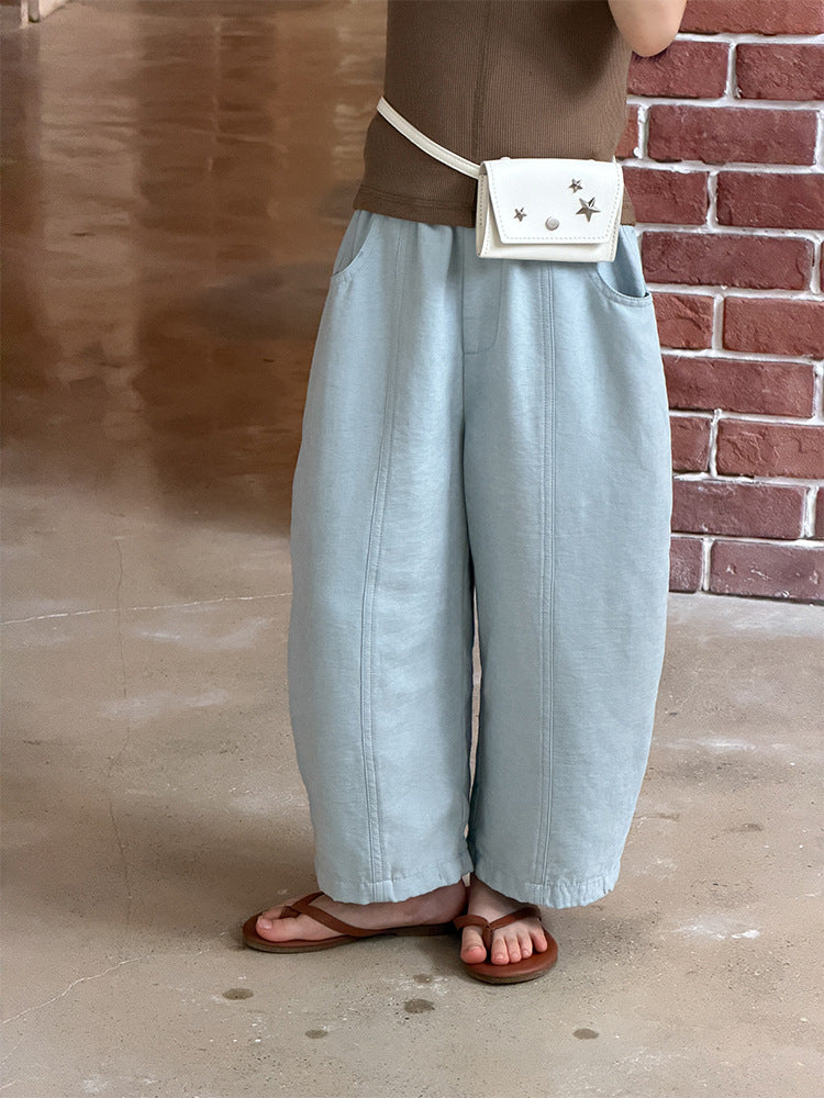 【100-170cm】輕薄透氣防蚊休閒褲