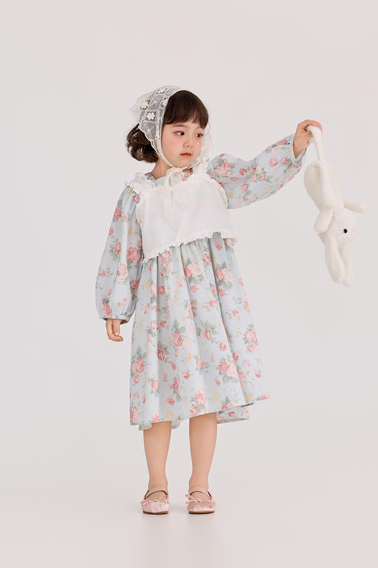 【90-150cm】碎花連身裙