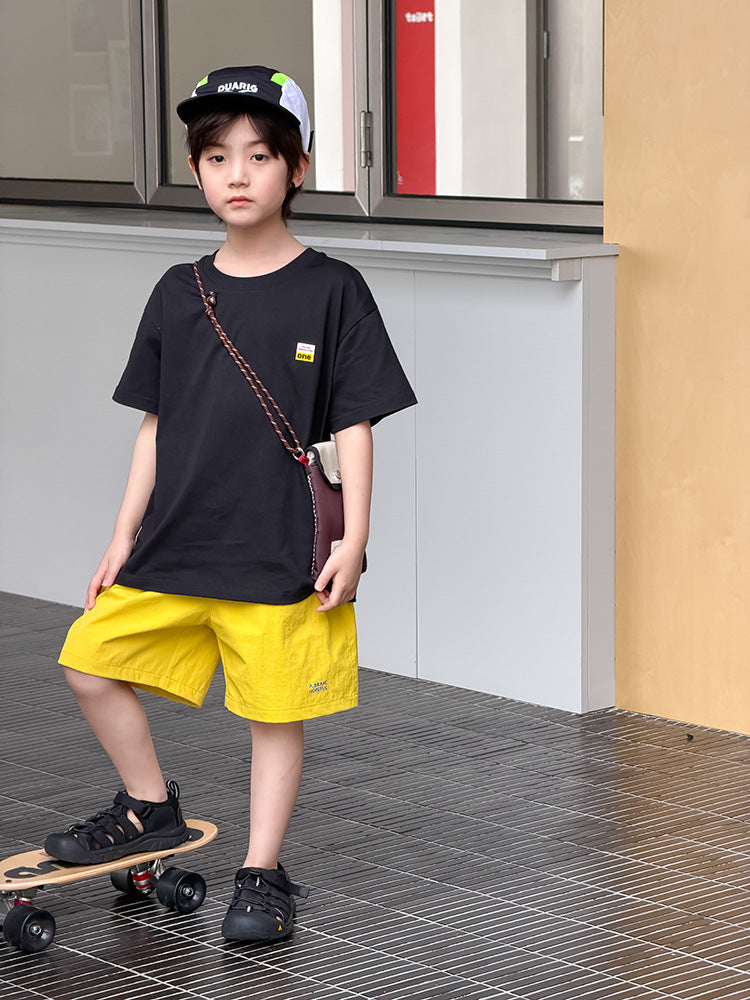【100-170cm】夏日多色百搭純棉T