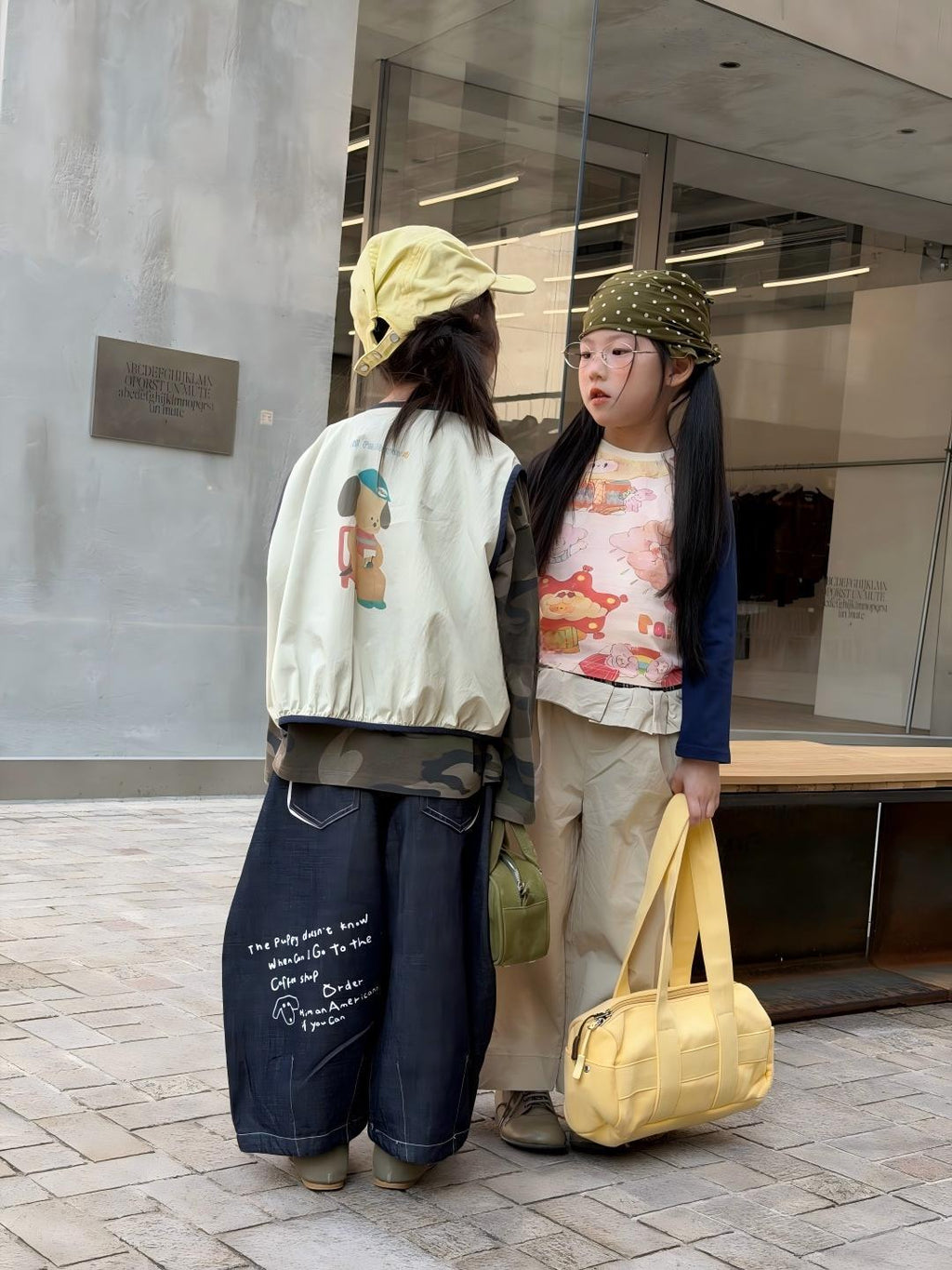 【90-140cm】迷彩米奇 | 馬甲 | 塗鴉T | 裙邊褲