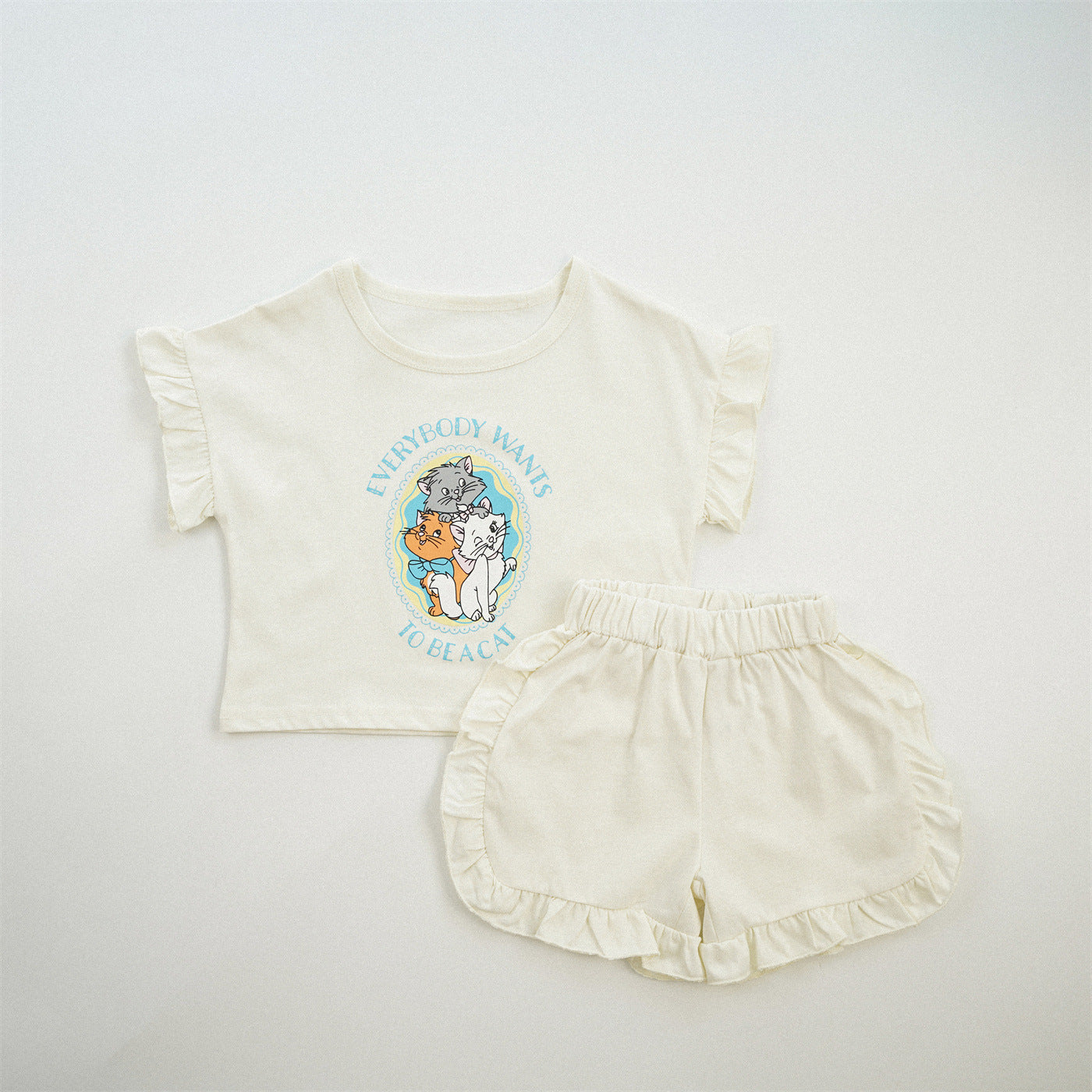 【80-130cm】花邊蝴蝶結套裝