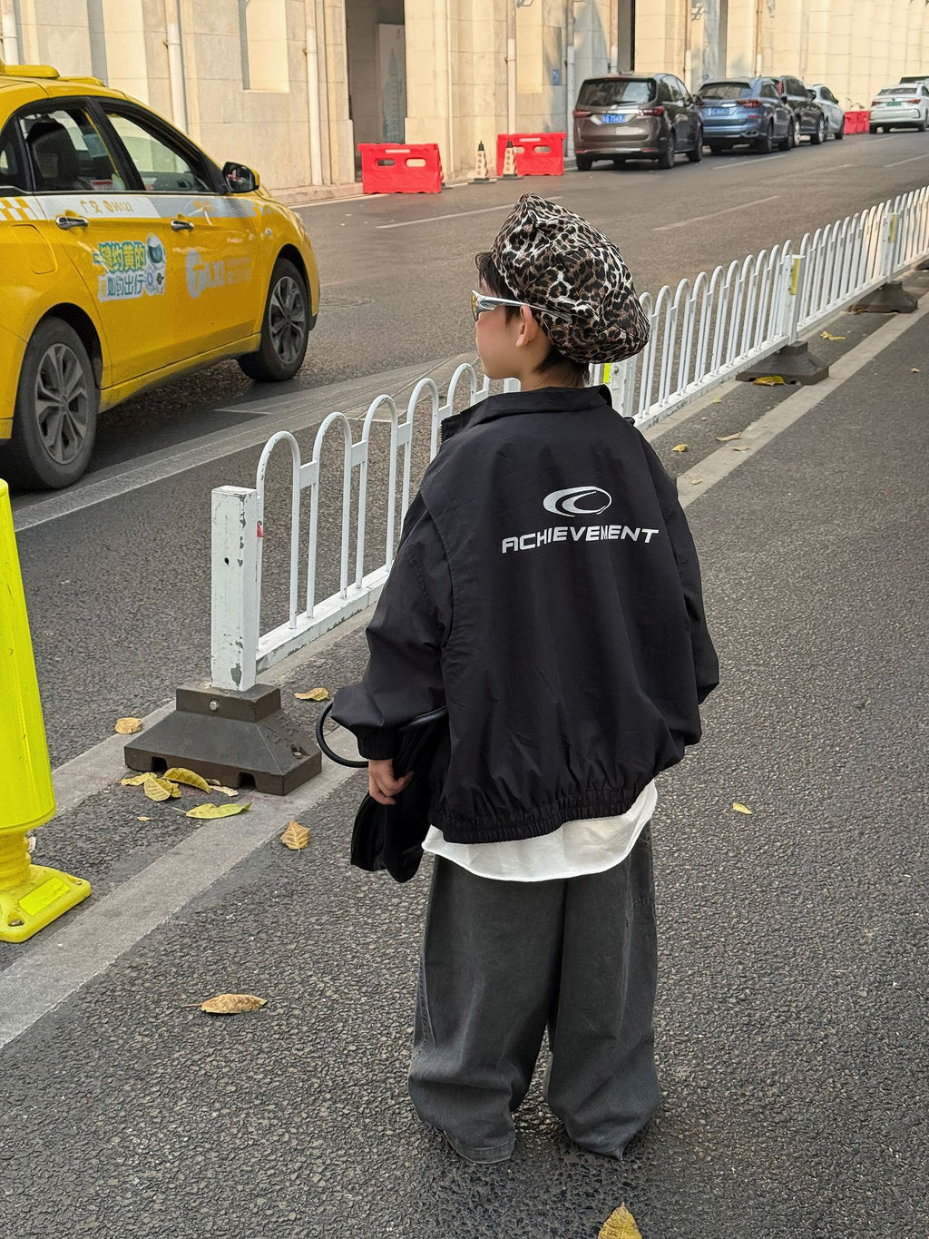 【90-160cm】韓版帥氣休閒戶外衝鋒衣外套