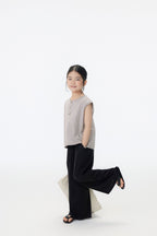 【90-150cm / F】【親子裝】日系會呼吸的闊腿褲