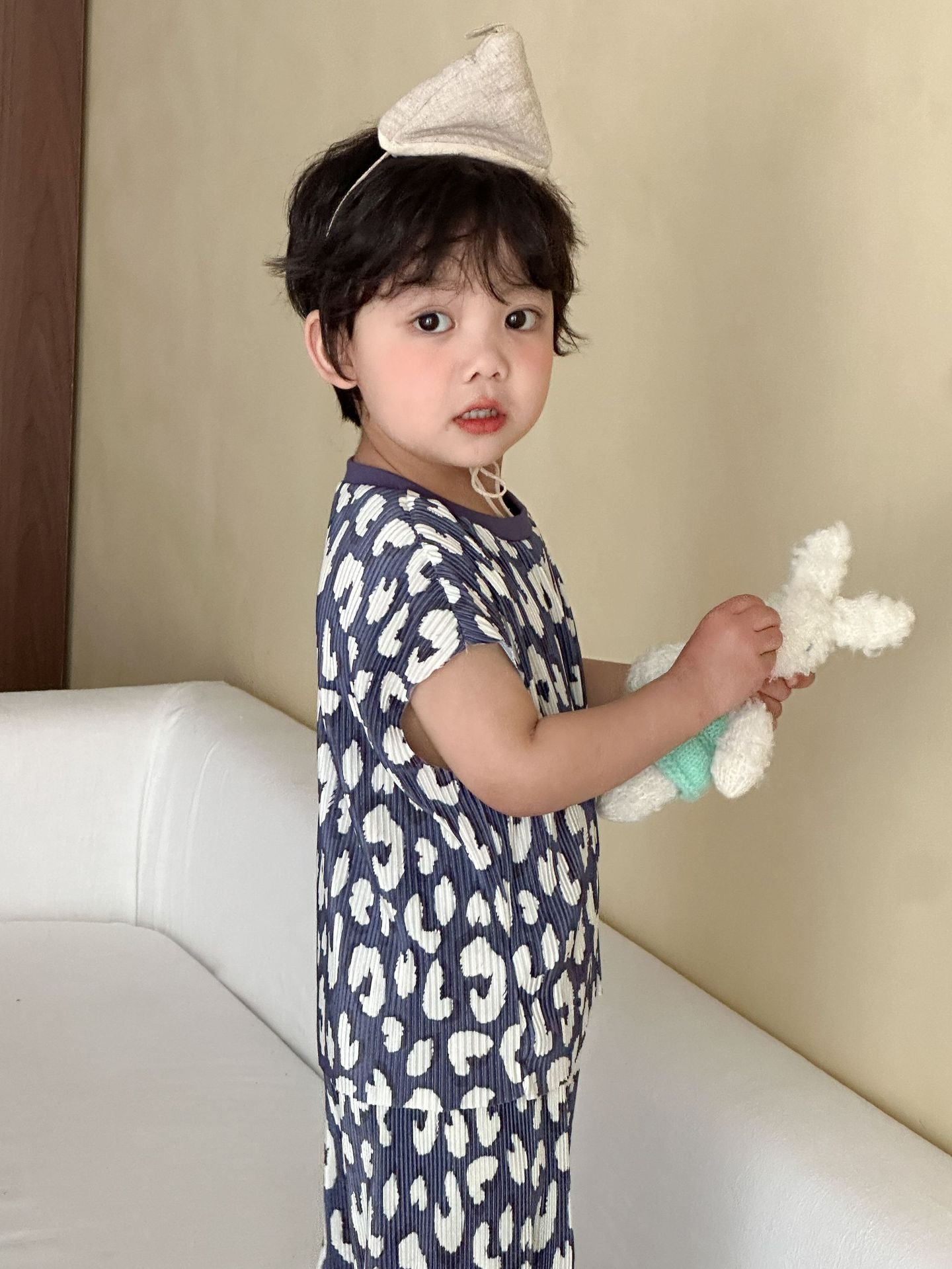 【80-150cm】柔軟舒適皺皺布套裝