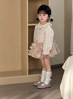 【90-140cm】珠光閃亮蓬蓬紗裙