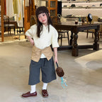 【90-150cm】韓版天絲涼感POLO衫短袖