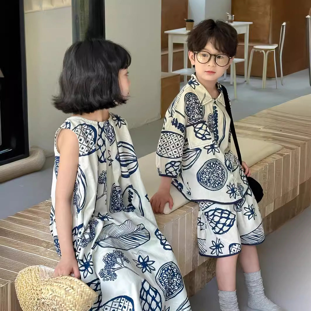 【90-150cm】【親子裝】度假風連身裙 | 套裝