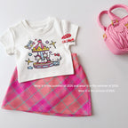 【90-150cm】彩色格紋半身裙