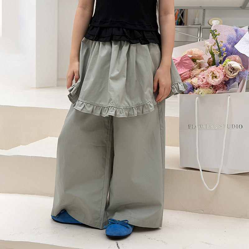 【100-170cm】花邊屁簾裙褲
