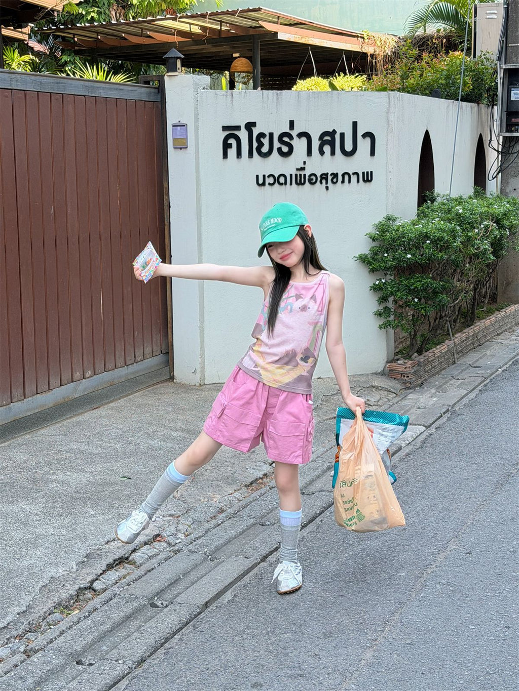 【100-160cm】韓版貓咪背心
