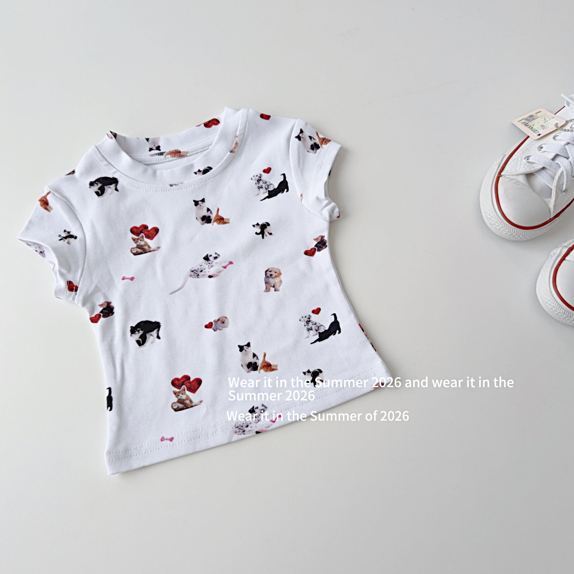 【90-150cm】緊身彈性辣妹上衣