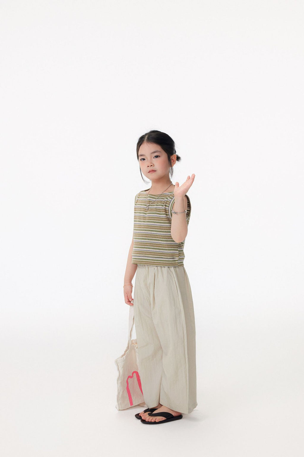 【90-150cm / M.L】【親子裝】日系純色九分蘿蔔休閒褲