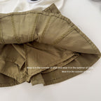 【90-150cm】美式復古水洗工裝褲裙