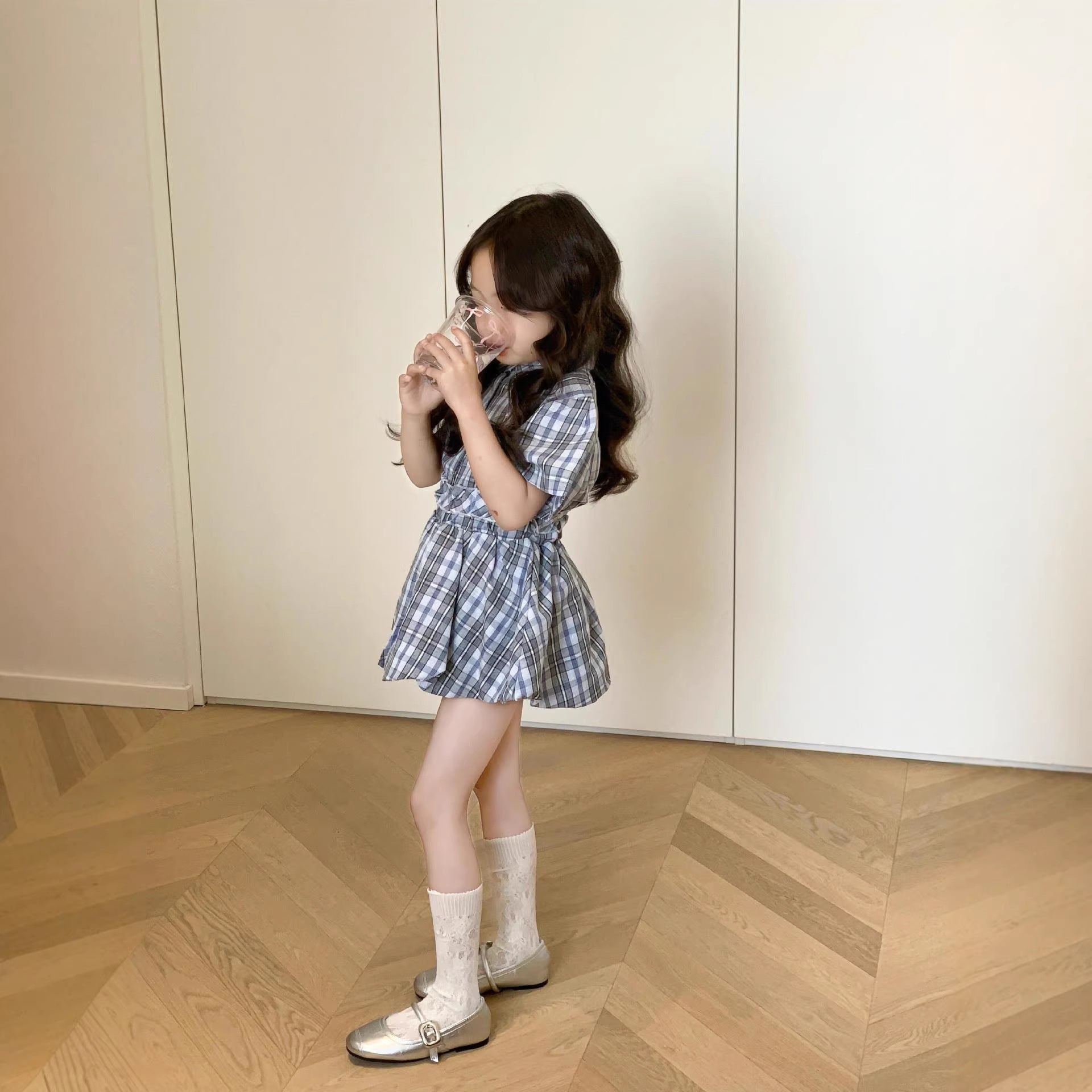 【90-140cm】學院風格紋套裝