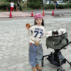 數字77長袖T恤打底衫