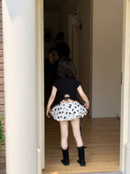 【90-150cm】韓系露腰設計短版T