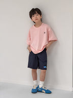 【100-170cm】夏日多巴胺涼感五分休閒褲