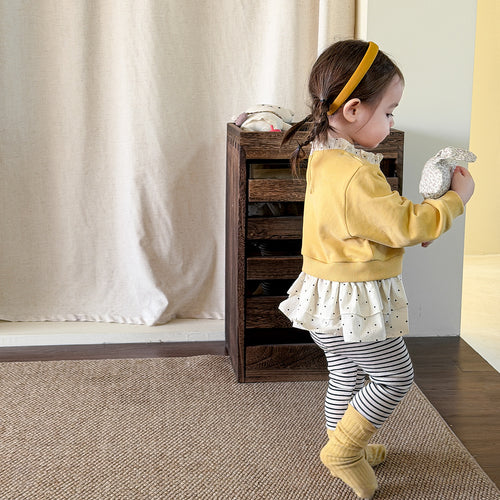 【73-110cm】時髦上假兩件上衣