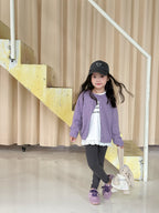 【現貨160cm】針織純色單排扣毛衣外套