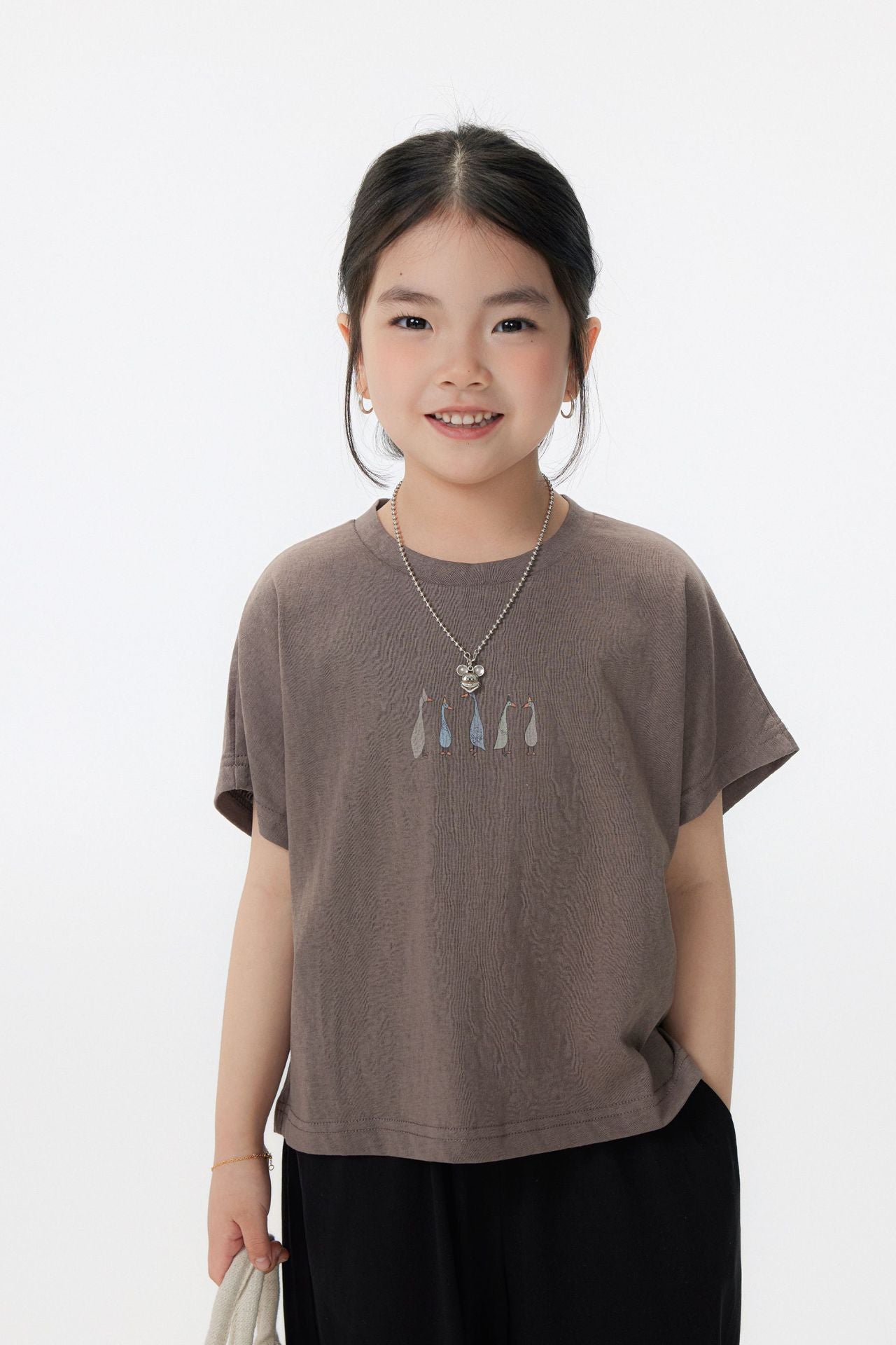 【90-150cm / F】【親子裝】日系動物印花短袖
