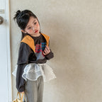 【80-130cm】韓版假兩件T