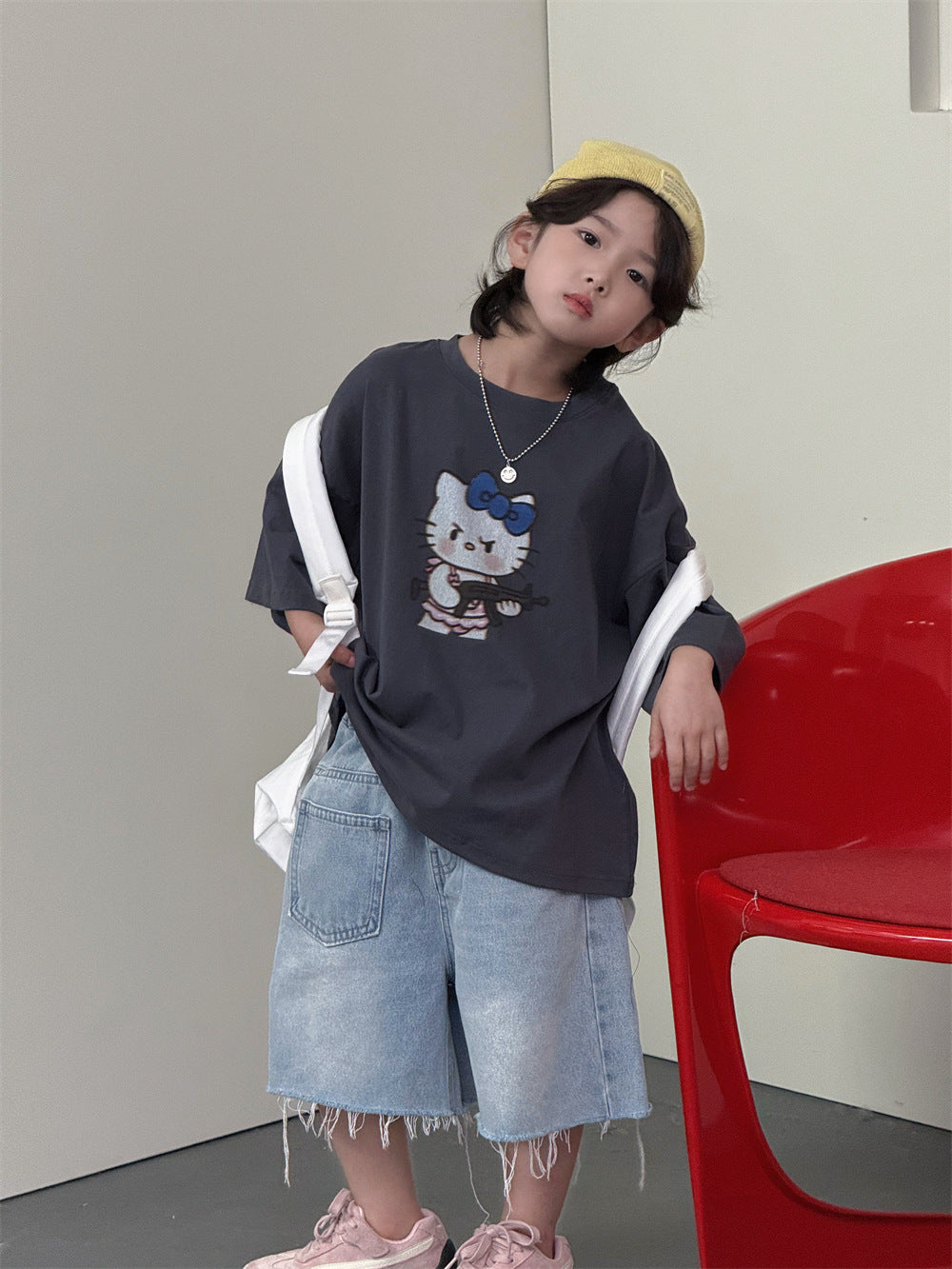 【100-160cm】叛逆KT短袖