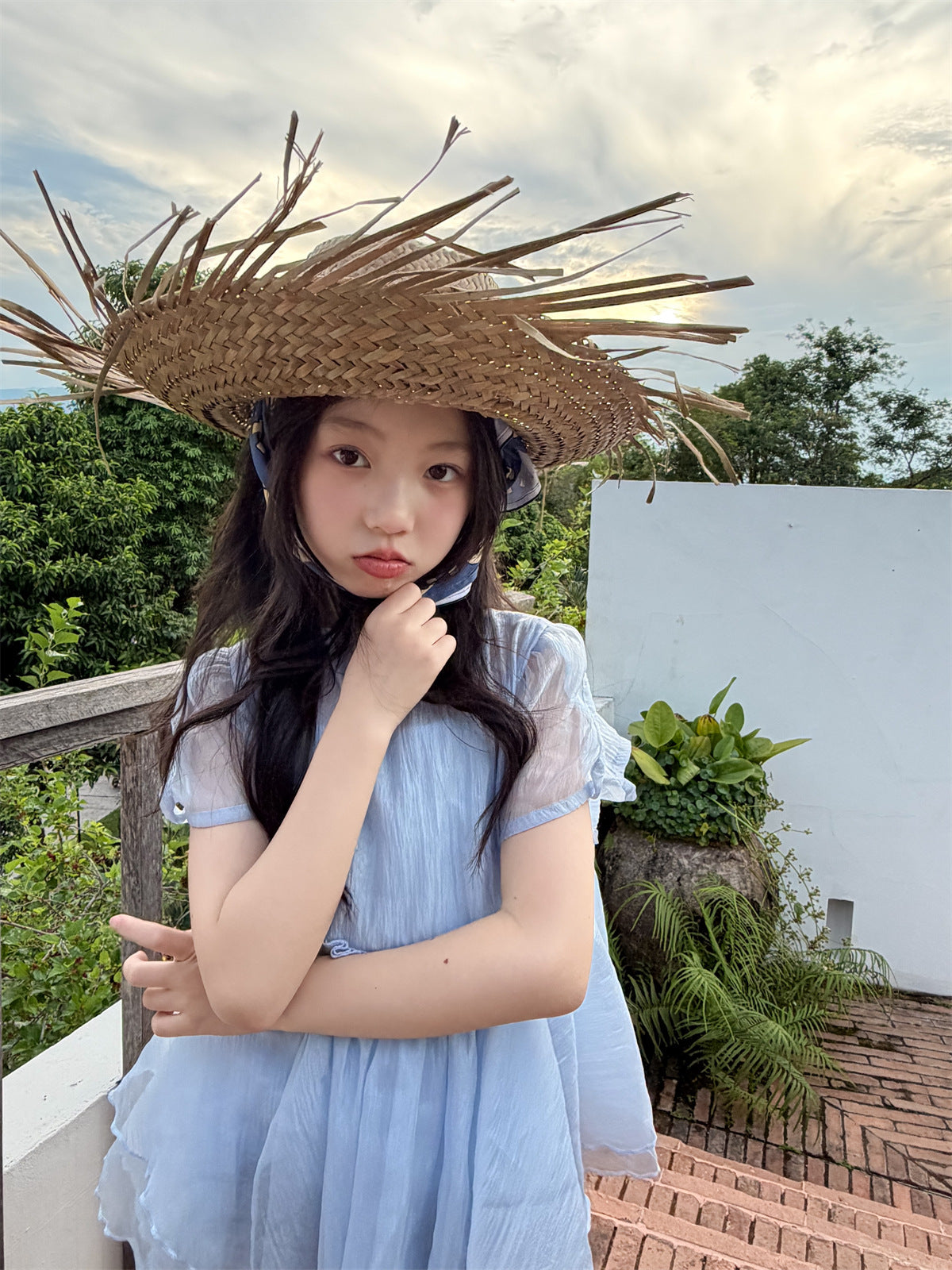 【100-160cm】小仙女透紗兩件套