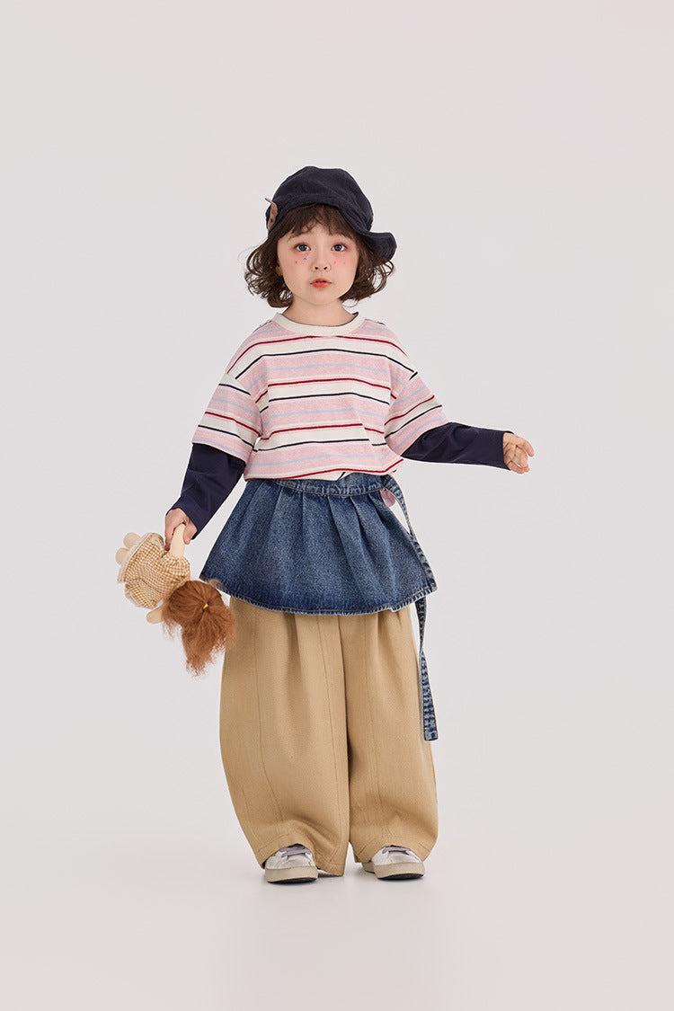 【90-150cm】日系好版型闊腿褲