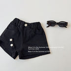 【90-150cm】設計感辣妹修身短褲