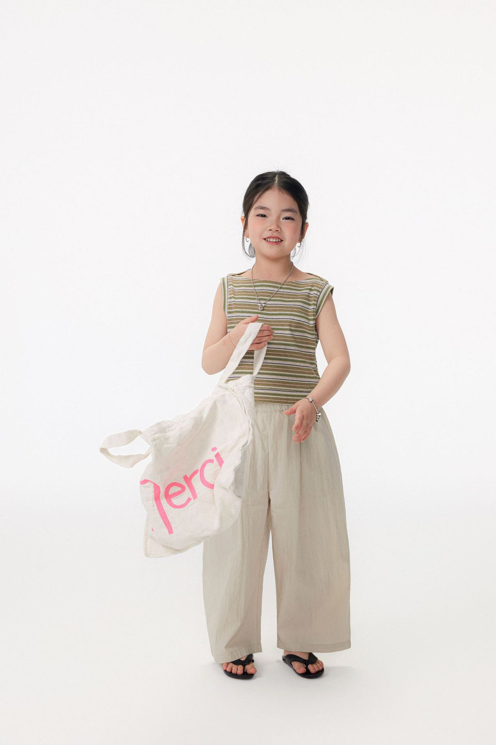 【90-150cm / M.L】【親子裝】日系純色九分蘿蔔休閒褲