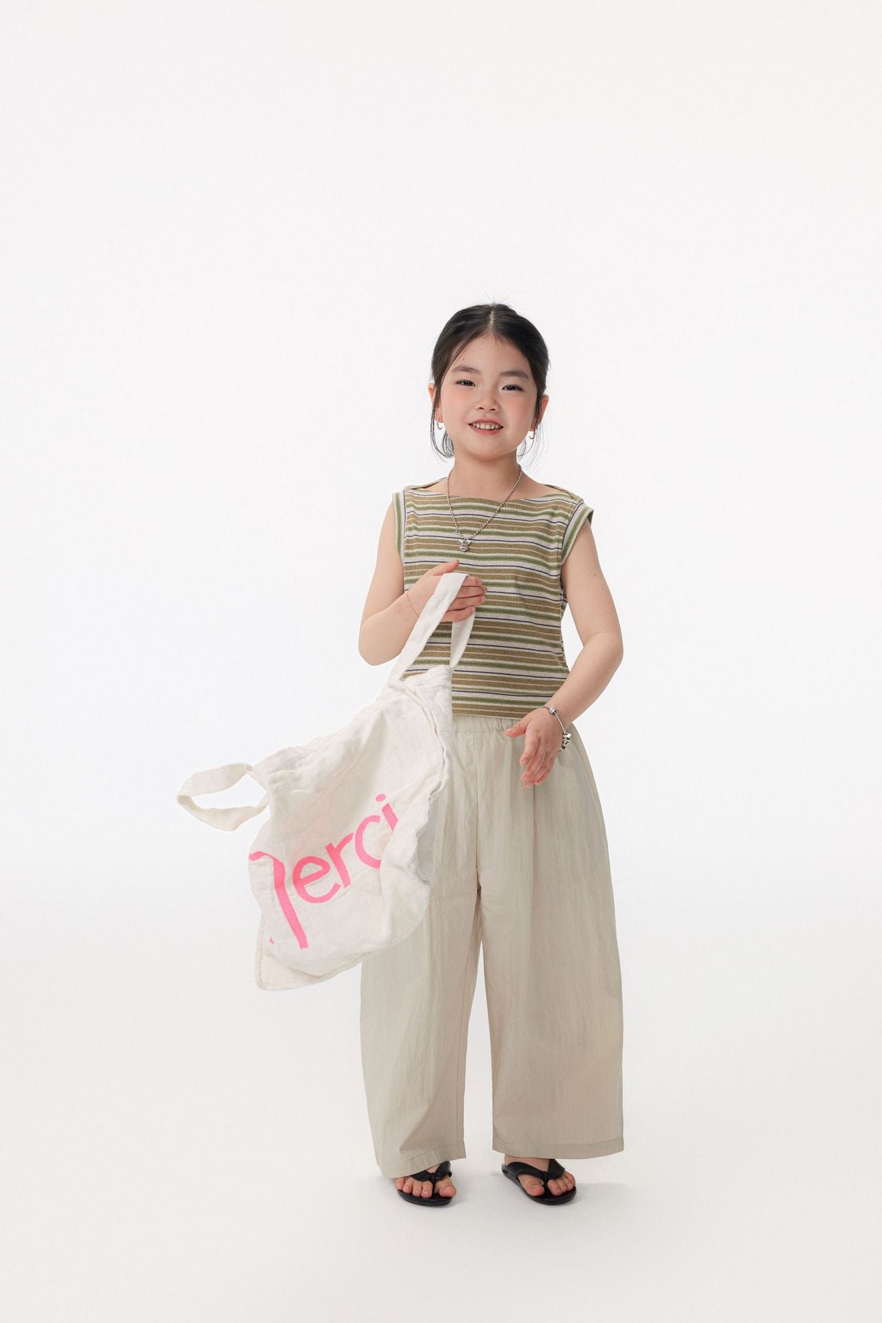 【90-150cm / M.L】【親子裝】日系純色九分蘿蔔休閒褲