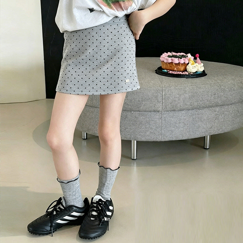 【100-170cm】辣妹波點包臀裙