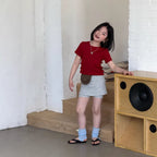 【120-160cm】韓版波點a字裙(防走光)