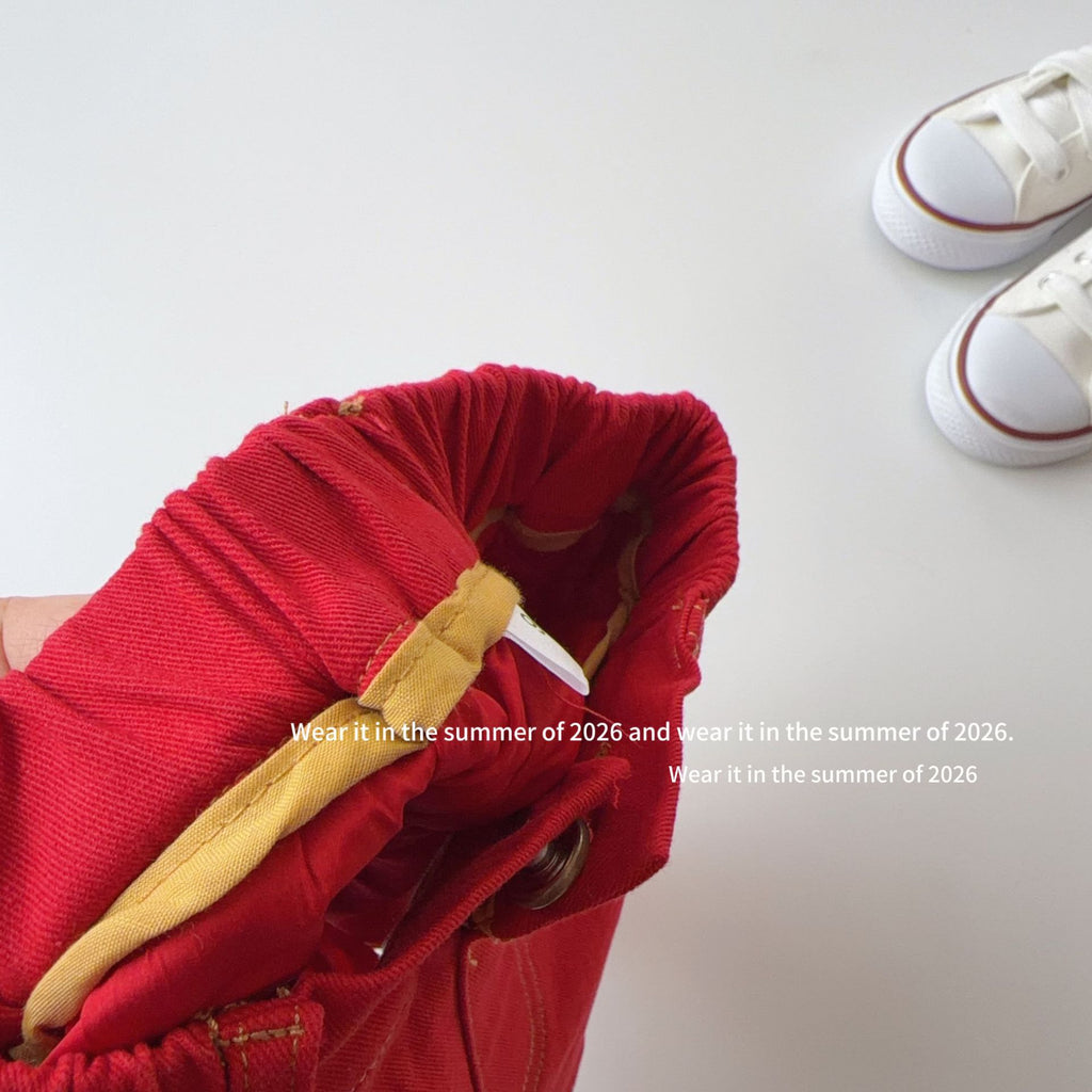 【90-150cm】明線A字短裙(帶安全褲)