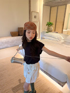 【100-160cm】口袋工裝短褲