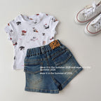 【90-150cm】緊身彈性辣妹上衣