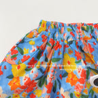 【90-150cm】法式油畫花朵休閒褲