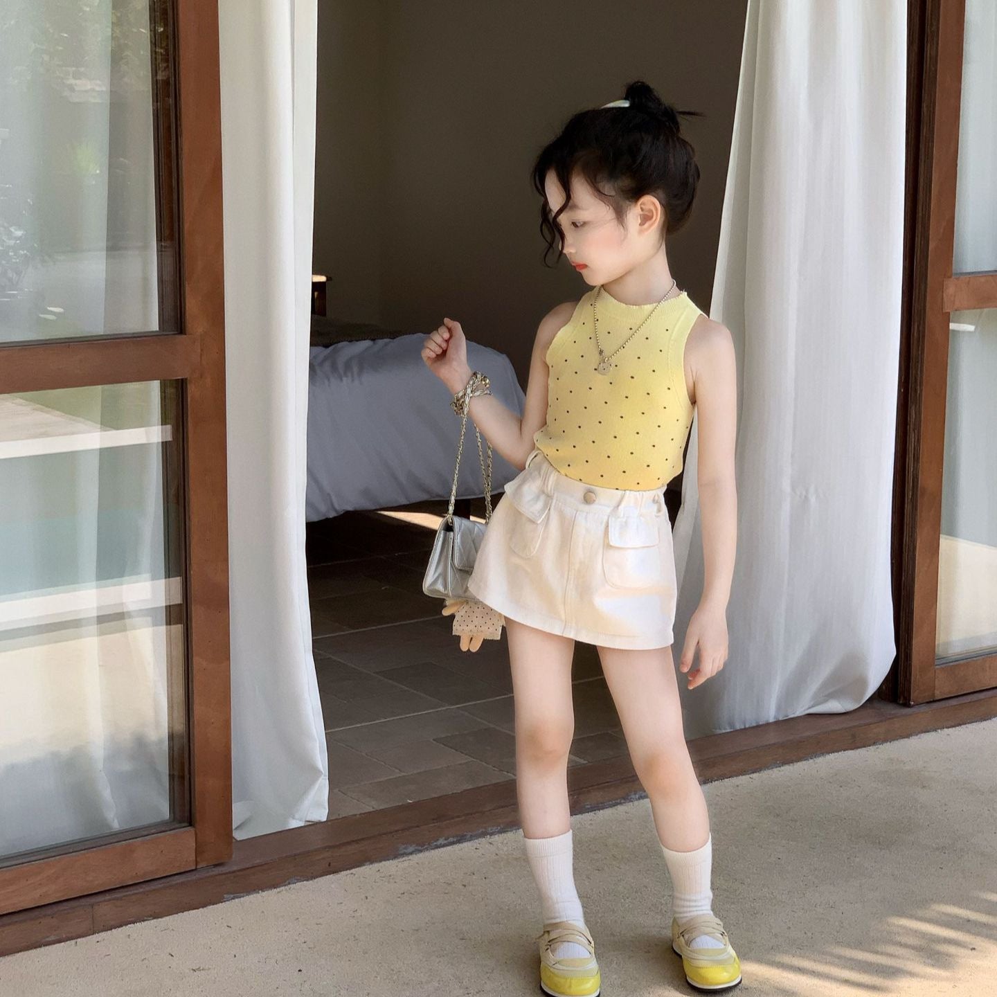 【90-150cm】美式辣妹工裝半身裙