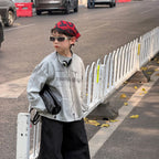 【90-160cm】字母破洞設計感T