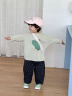 【80-150cm】可愛動物寬鬆純棉T恤