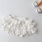 【90-150cm】多層褶皺木耳花邊褲裙