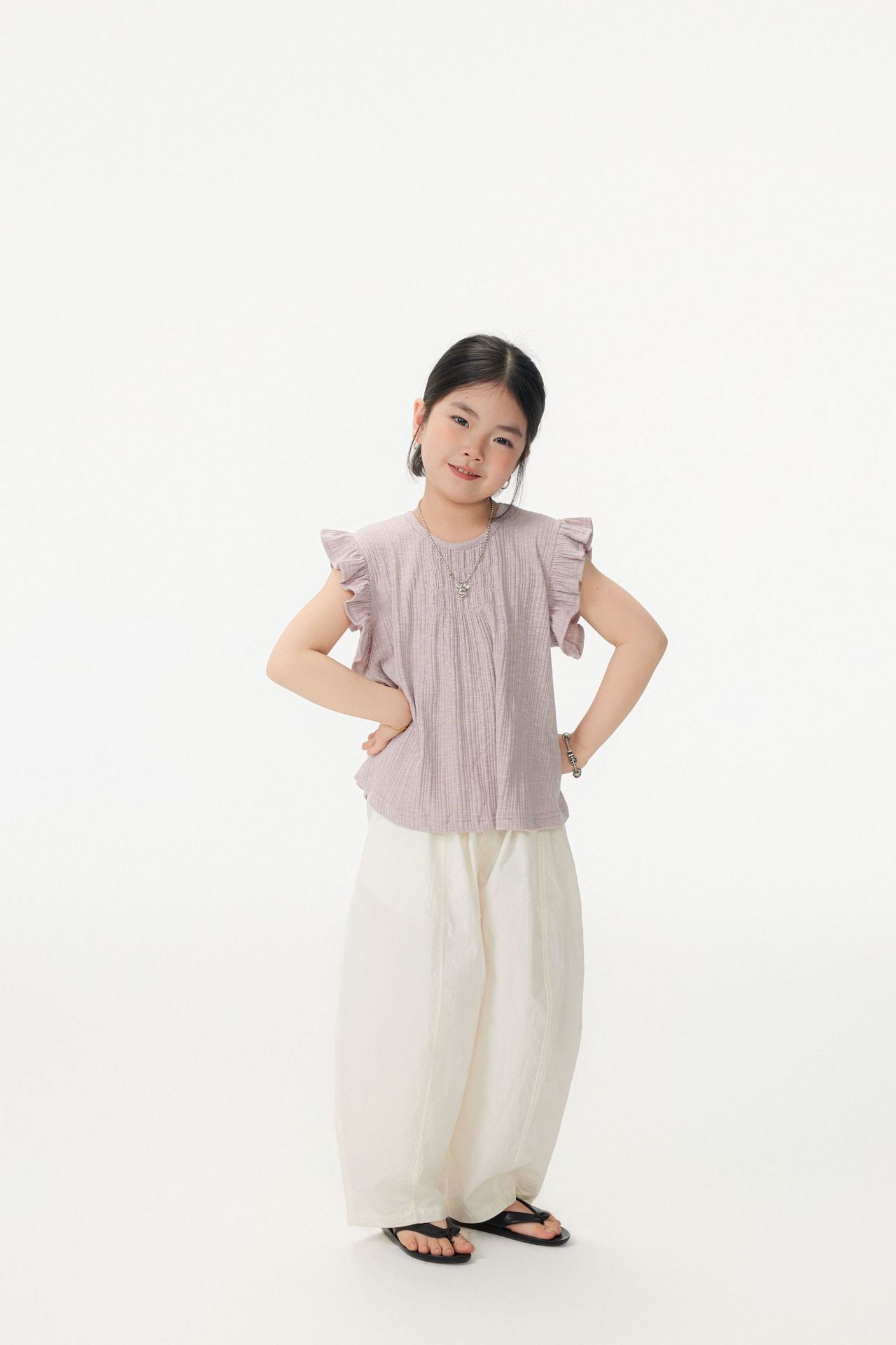 【90-150cm / F】【親子裝】日系拼接蘿蔔褲