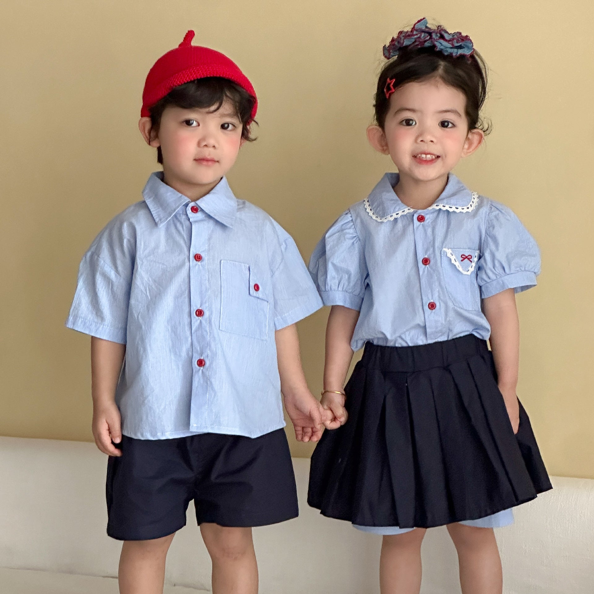 【80-150cm】學院風連衣裙 | 套裝