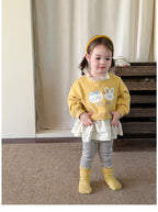 【73-110cm】時髦上假兩件上衣