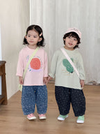 【80-150cm】可愛動物寬鬆純棉T恤